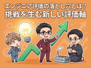 エンジニア評価の落とし穴とは？挑戦を生む新しい評価軸