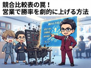 競合比較表の罠!営業で勝率を劇的に上げる方法