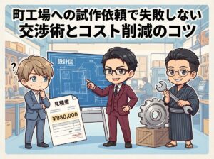 町工場への試作依頼で失敗しない交渉術とコスト削減のコツ