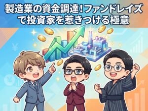 製造業の資金調達！ファンドレイズで投資家を惹きつける極意