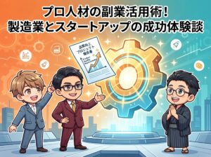 プロ人材の副業活用術!製造業とスタートアップの成功体験談