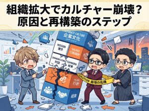 組織拡大でカルチャー崩壊？原因と再構築のステップ