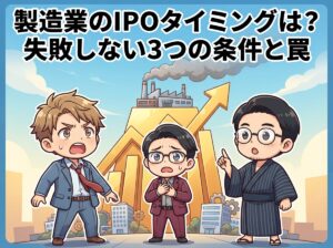製造業のIPOタイミングは？失敗しない3つの条件と罠