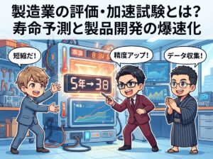 製造業の評価・加速試験とは?寿命予測と製品開発の爆速化