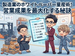製造業のホワイトペーパー量産術！営業成果を最大化する秘訣