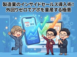 製造業のインサイドセールス導入術！外回りゼロでアポを量産する極意