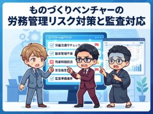 ものづくりベンチャーの労務管理リスク対策と監査対応