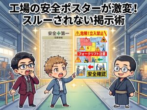 工場の安全ポスターが激変！スルーされない掲示術