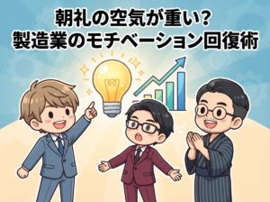 朝礼の空気が重い?製造業のモチベーション回復術